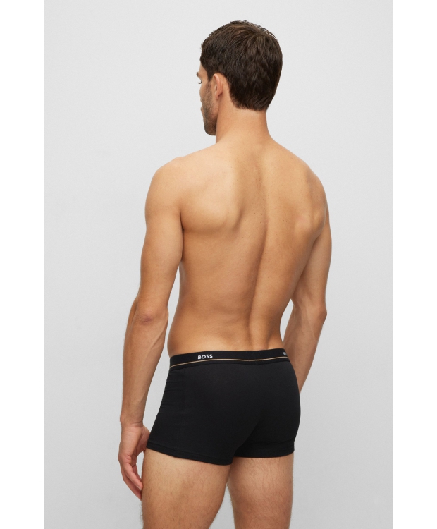 BOSS 5-pak sorte boksershorts til herre billede 3