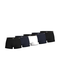 BOSS 5-pak boksershorts i sort, mørkeblå og hvid
