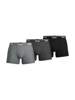 BOSS 3-pak boksershorts i sort og grå til herre