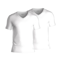 BOSS 2-pak hvide V-hals T-shirts til herre