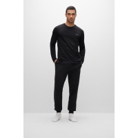 BOSS sort langærmet T-shirt til herre – outlet