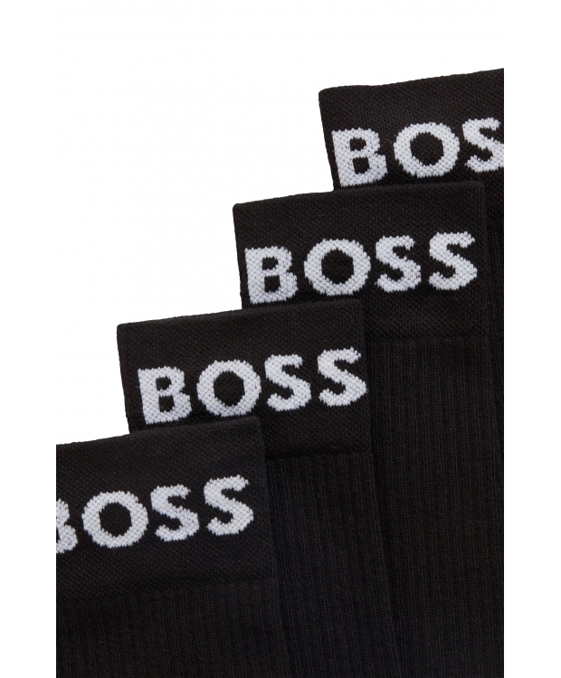 BOSS 2-pak sorte sportsstrømper til herre – 39–46 billede 3