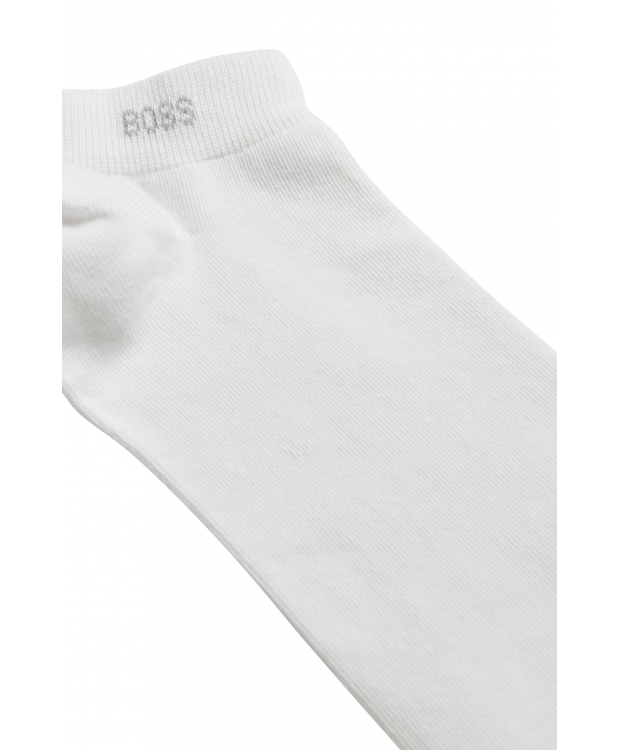 BOSS 2-pak hvide ankelstrømper til herre – 39–50 billede 3