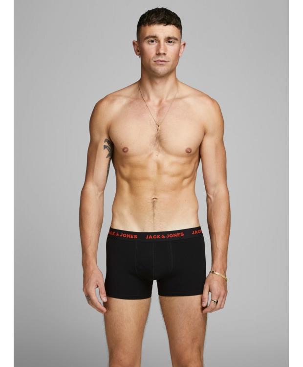 Jack & Jones 7-pak sorte boxershorts til herre billede 2