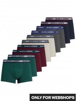 Jack & Jones 10-pak multifarvede boxershorts til herre