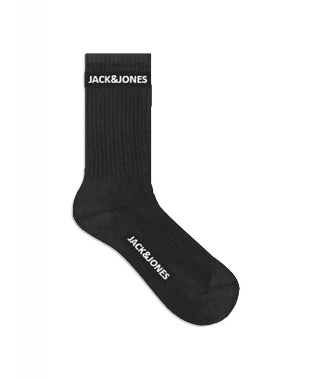 Jack & Jones 5-pak sorte tennisstrømper til herre – onesize billede 2