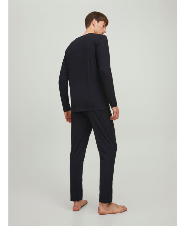 Jack & Jones sort pyjamas- og loungesæt i gaveæske billede 4