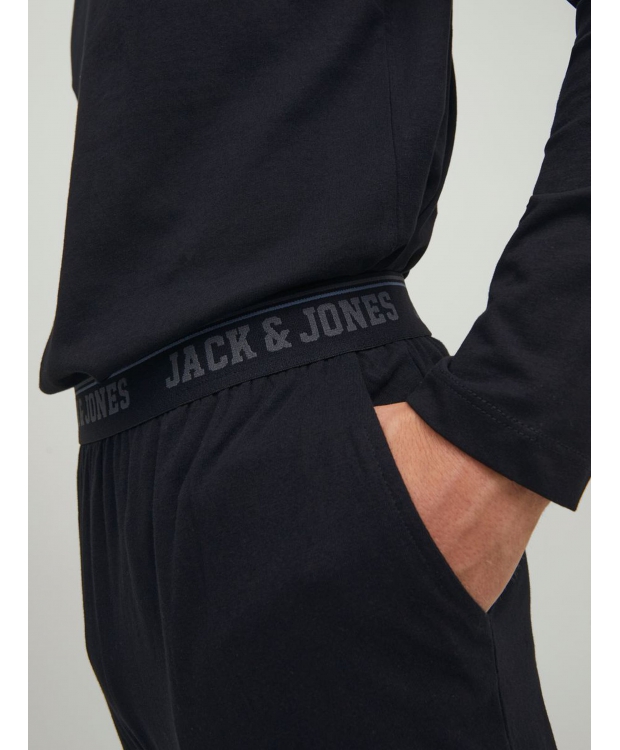 Jack & Jones sort pyjamas- og loungesæt i gaveæske billede 7