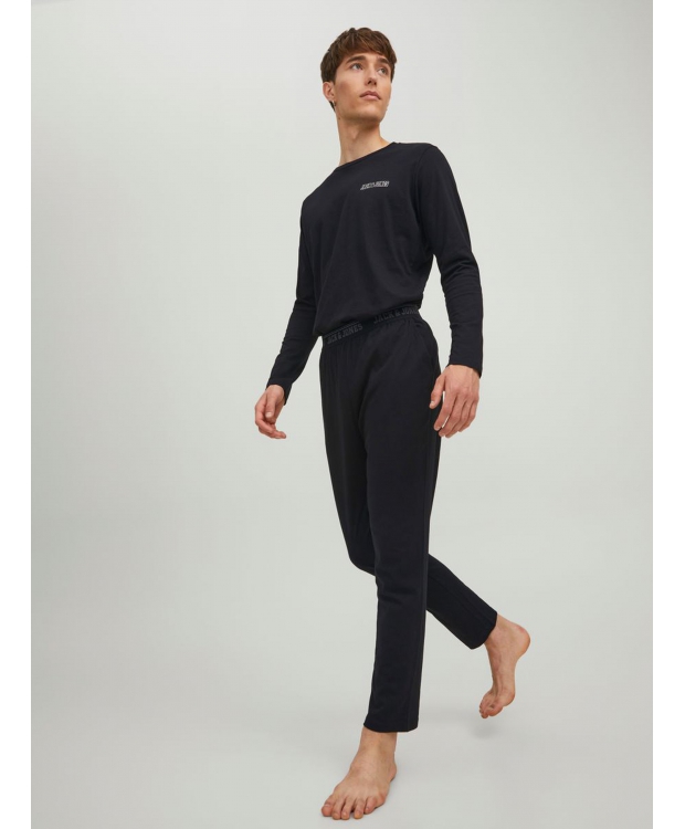 Jack & Jones sort pyjamas- og loungesæt i gaveæske billede 8