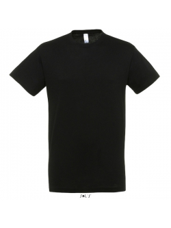 SOL’S Regent T-shirt sort i 100 % bomuld til mænd - OUTLET