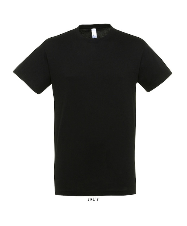 SOL’S Regent T-shirt sort i 100 % bomuld til mænd - OUTLET billede 1