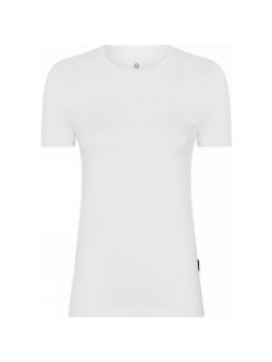 JBS of Denmark FSC-bambus T-shirt rund-hals i hvid til kvinder