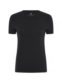 JBS of Denmark FSC-bambus T-shirt rund-hals i sort til kvinder