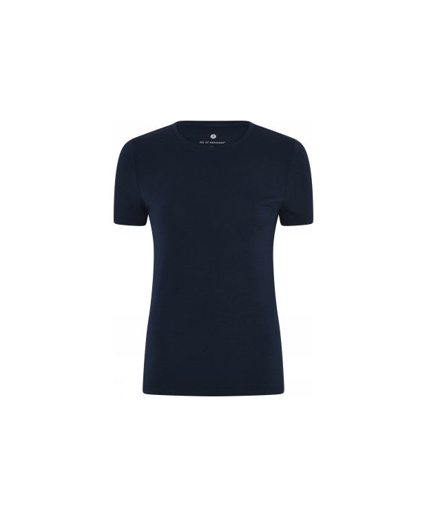 JBS of Denmark FSC-bambus T-shirt rund-hals i navy til kvinder billede 1