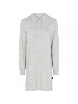 JBS of Denmark FSC-bambus hoodie dress i lysegrå til kvinder