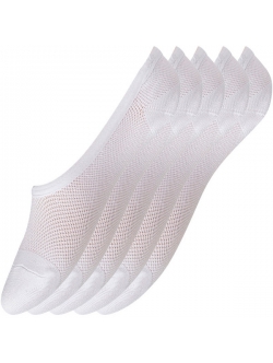 Decoy Quick Dry hvide footies 5-pak til kvinder