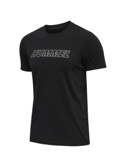 Hummel bomuldsrig T-shirt – sort – herre – OUTLET