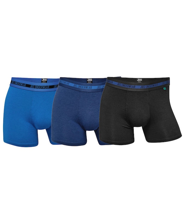 JBS 3-pak bambusboksershorts – blå nuancer – herre billede 1