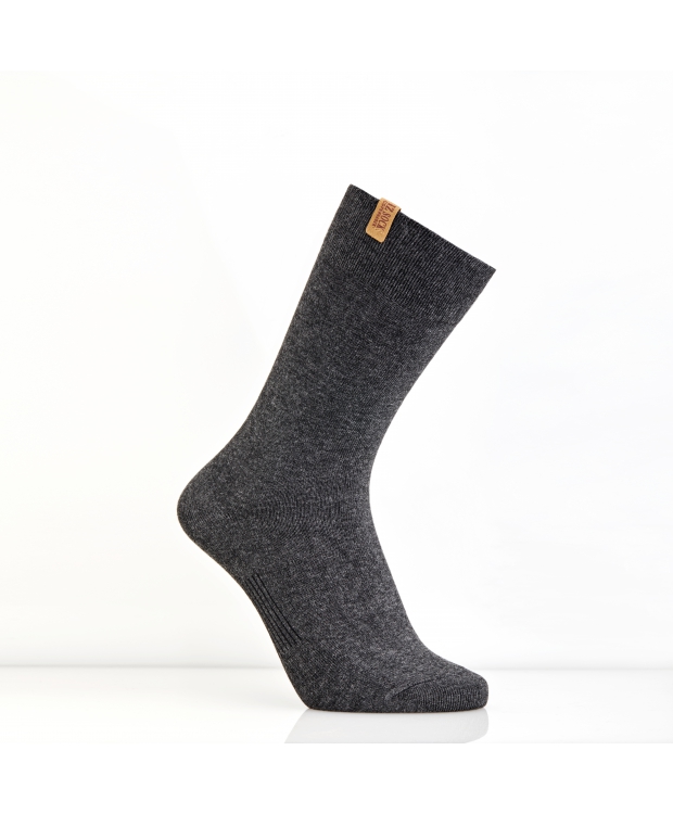 iZ Sock Copenhagen Luxury bambusstrømper – mørkegrå – unisex billede 7