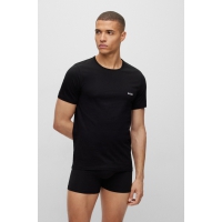 BOSS 3-pak T-shirts i økologisk bomuld – multifarvet – herre – OUTLET