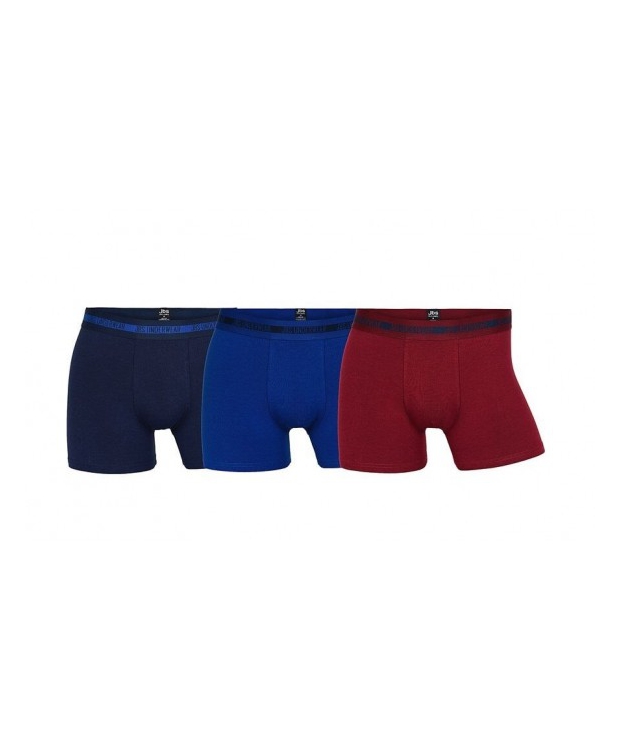 JBS 3-pak bambus boxershorts i sort og blå – herre – Outlet billede 1