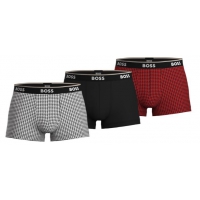 BOSS 3-pak boxershorts i multifarvet design – herre – OUTLET
