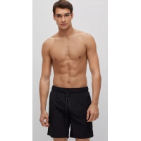 BOSS badeshorts i sort med logo til herre