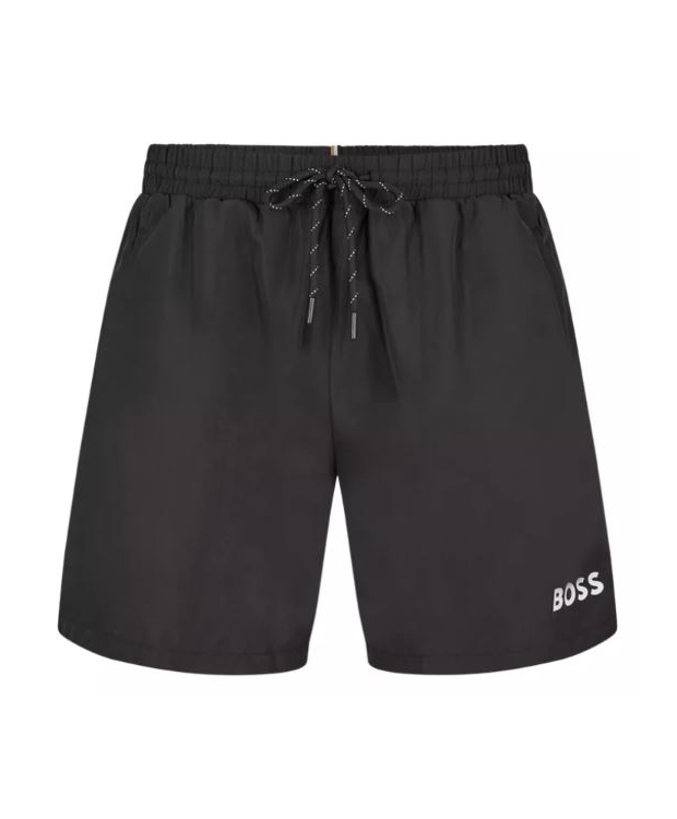 BOSS hurtigtørrende badeshorts i sort til herre – OUTLET billede 1