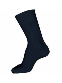 BOSS Edward strømper i navy med softgrip-kant til herre