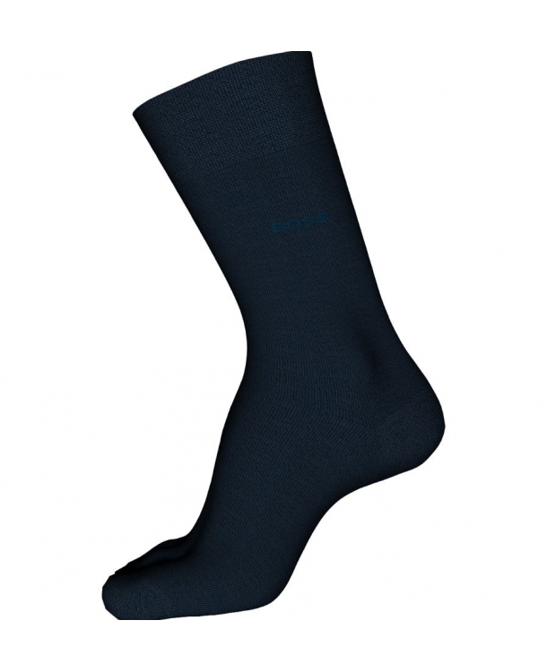 BOSS Edward strømper i navy med softgrip-kant til herre billede 1