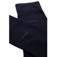 BOSS Edward strømper i navy med softgrip-kant til herre