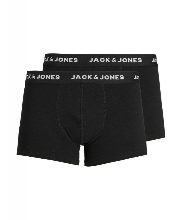 Jack & Jones 2-pak boxershorts i sort til herre billede 1