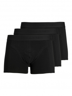 Jack & Jones 3-pak boxershorts i sort til herre