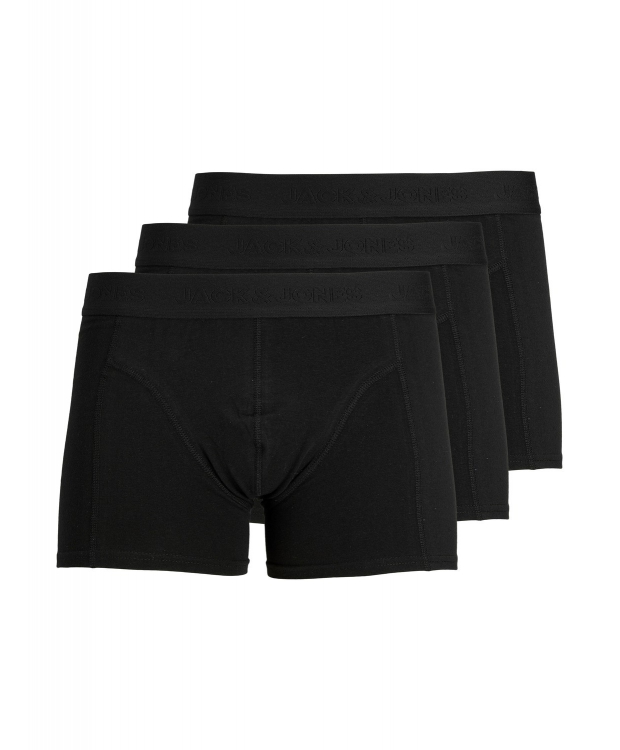 Jack & Jones 3-pak boxershorts i sort til herre billede 1