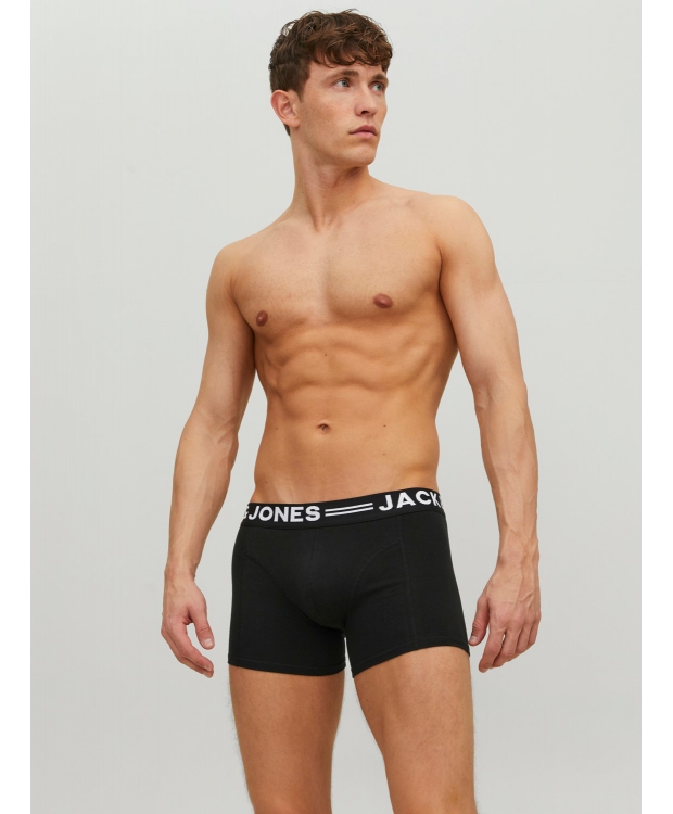 Jack & Jones 3-pak boxershorts i sort til herre billede 7