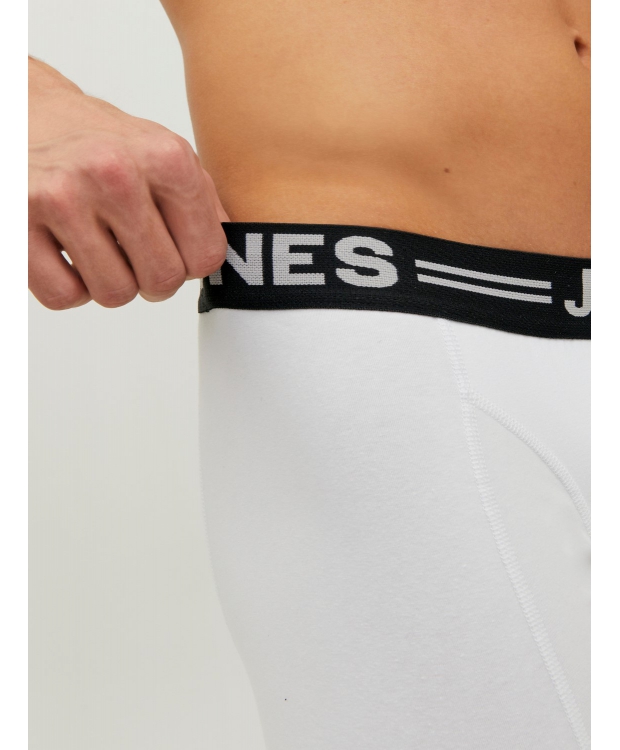 Jack & Jones 3-pak boxershorts i hvid til herre billede 5