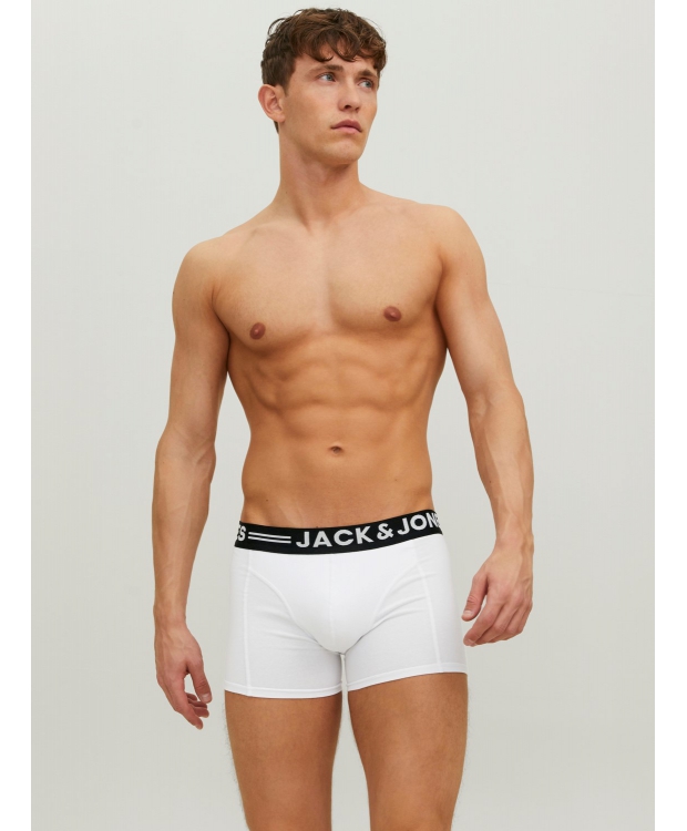Jack & Jones 3-pak boxershorts i hvid til herre billede 3