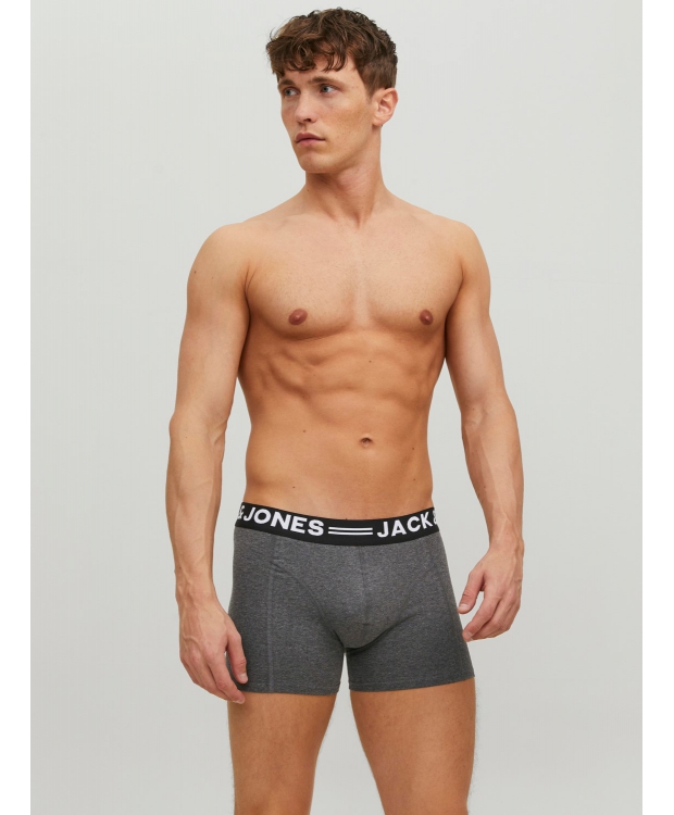 Jack & Jones 3-pak boxershorts i burgundy til herre billede 4