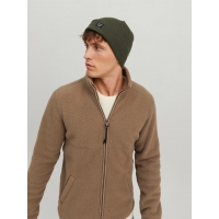 Jack & Jones klassisk mørkegrøn hue til herre – OUTLET