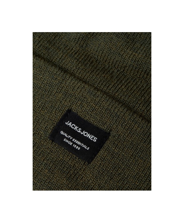 Jack & Jones klassisk mørkegrøn hue til herre – OUTLET billede 5
