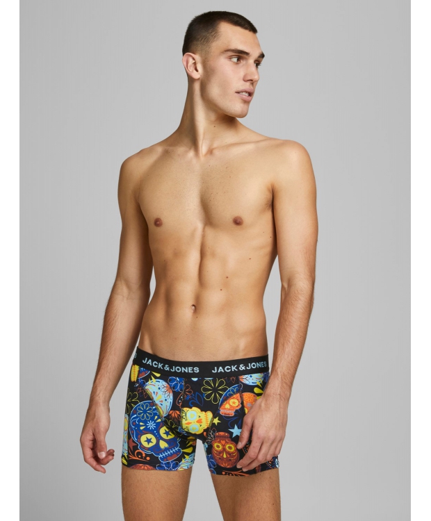 Jack & Jones 3-pak figursyede boxershorts i sort til herre billede 7