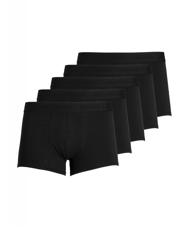 Jack & Jones 5-pak boxershorts i sort til herre billede 1