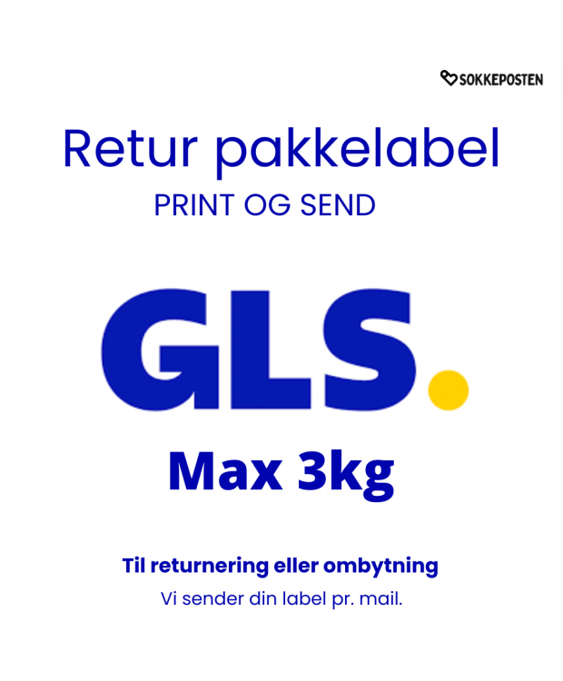 GLS-returlabel til returnering hos Sokkeposten billede 1