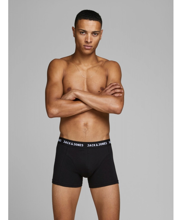 Jack & Jones 7-pak sorte boxershorts til herre billede 6