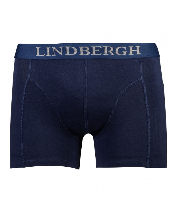 Lindbergh 3-pak navy bomuldsboxershorts til herre billede 2