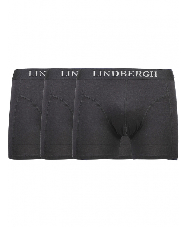 Lindbergh 3-pak bambusboxershorts i sort til herre billede 1