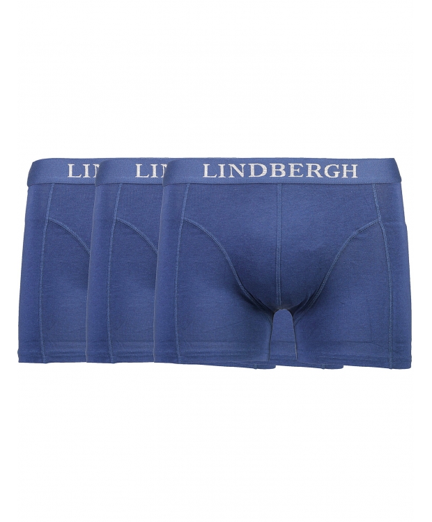 Lindbergh 3-pak bambusboxershorts i navy til herre billede 1