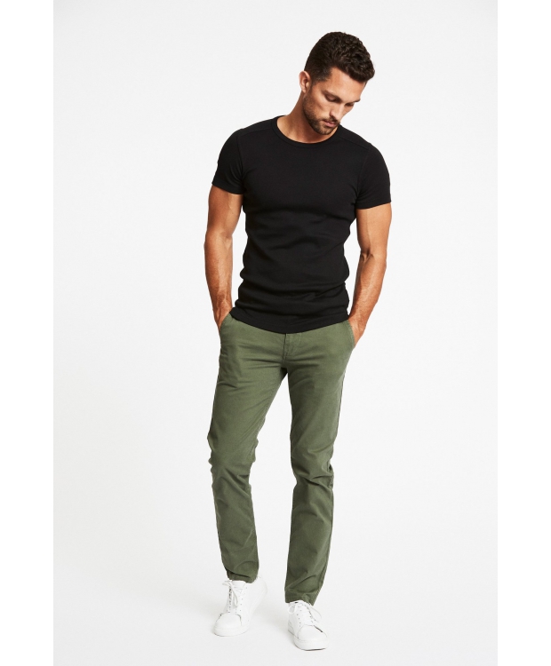 Lindbergh sort T-shirt i 100% bomuld til herre – Outlet billede 3
