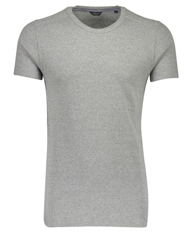 Lindbergh grå T-shirt i 100% bomuld til herre billede 1