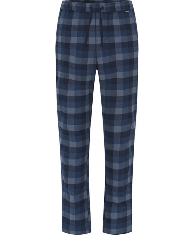 JBS blåternede pyjamasbukser i 100% bomuld til herre billede 1